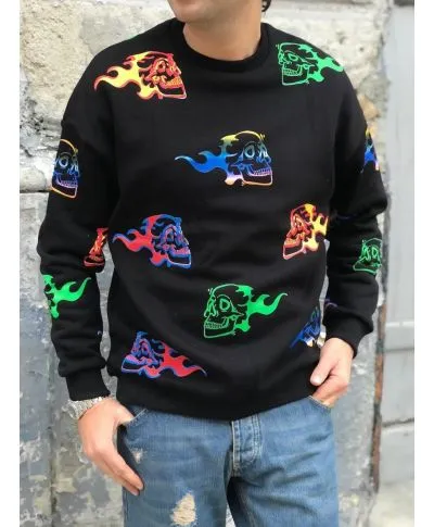 Felpa uomo, girocollo