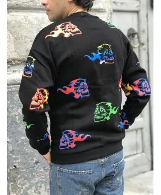 Felpa uomo, girocollo