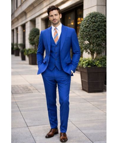 Abito uomo bluette da cerimonia - Parma - Abiti uomo da cerimonia online - Gogolfun.it
