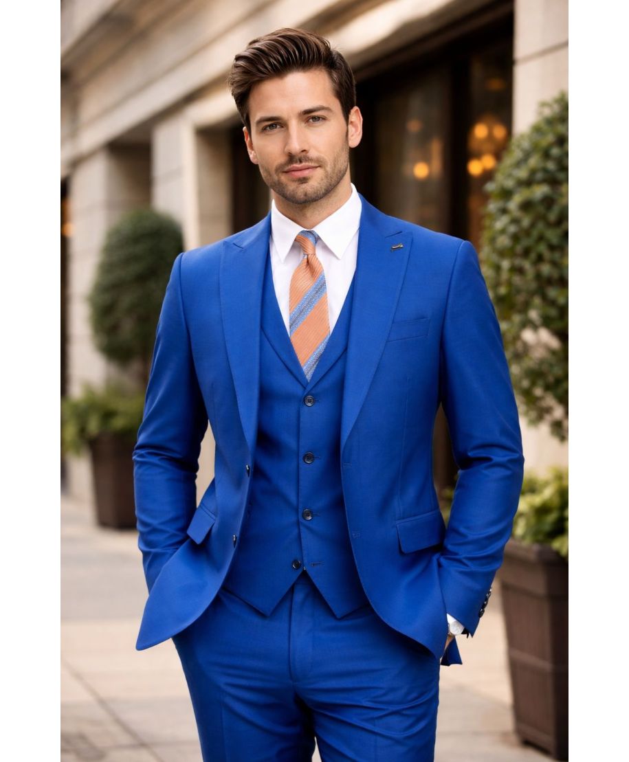 Abito uomo bluette da cerimonia - Parma - Abiti uomo da cerimonia online - Gogolfun.it