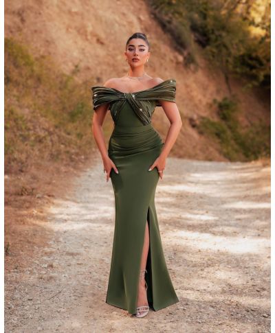 Abito verde da cerimonia - Bretania