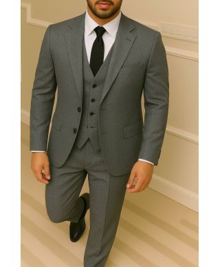 Abito uomo giovanile con gilet verde bosco - Nicolas