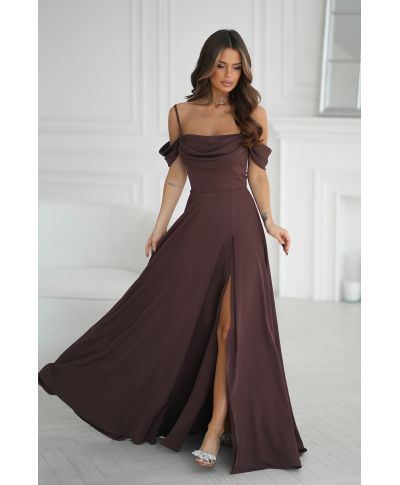 Abito da cerimonia cacao - COSTA