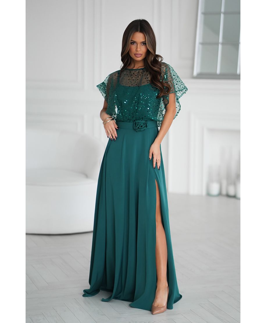 Vestito elegante verde - Eleonora