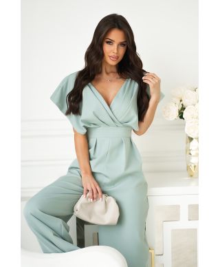 Tuta donna eleagante verde tiffany - Kil