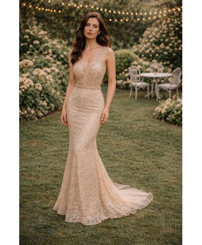 Abito a sirena oro - Coda staccabile - Abiti diciottesimo compleanno -  Gogolfun.it