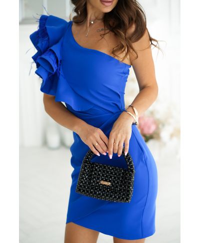 Vestito corto elegante - Tubino mono spalla