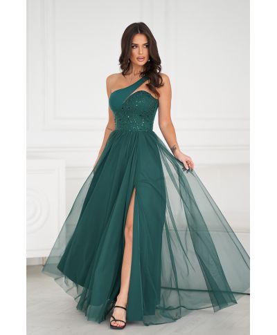 Abito da cerimonia monospalla - Nia