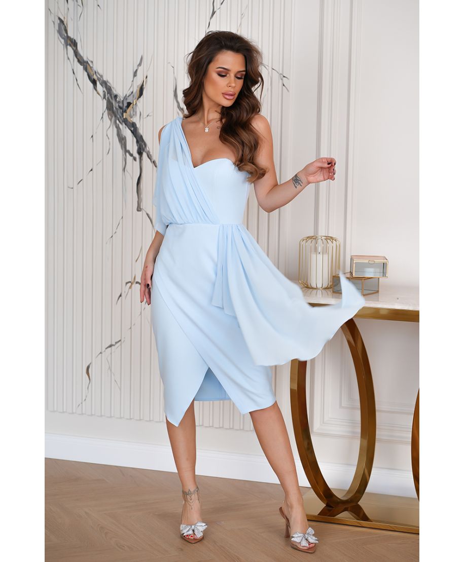 Vestito corto elegante - Tubino azzurro