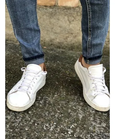 Jeans uomo skinny, cinque tasche - KeyJey
