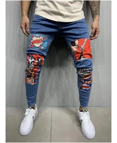 Jeans Skinny, Con toppe