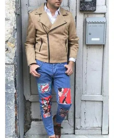 Jeans Skinny, Con toppe