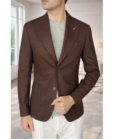 Giacca uomo estiva in misto lino- Paul Miranda - Giacche uomo particolari - Gogolfun.it