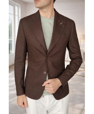 Giacca uomo estiva in misto lino- Paul Miranda - Giacche uomo particolari - Gogolfun.it