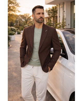 Giacca uomo estiva in misto lino- Paul Miranda - Giacche uomo particolari - Gogolfun.it