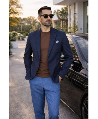 Giacca uomo blu - Paul Miranda - Giacche uomo sportive ed eleganti - Gogolfun.it