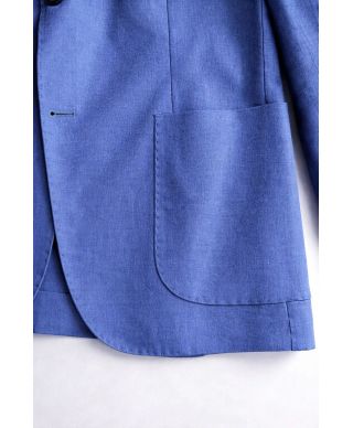 Giacca uomo in misto lino, blu avio - Managua - Paul Miranda