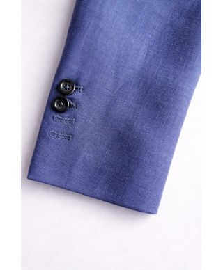 Giacca uomo in misto lino, blu avio - Managua - Paul Miranda