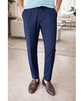 Pantaloni con coulisse blu - Paul Miranda - Pantalaccio uomo - Gogolfun.it