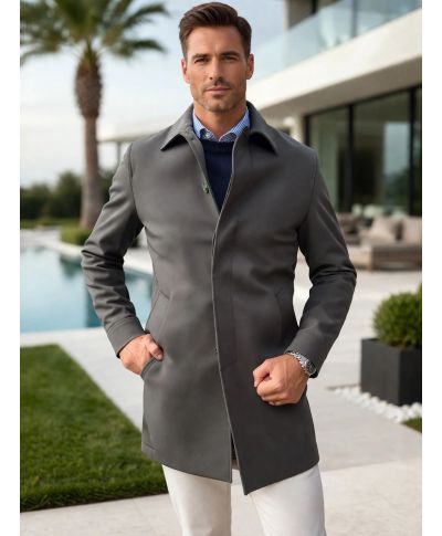 Trench uomo verde - Paul Miranda - Abbigliamento uomo online - Gogolfun.it