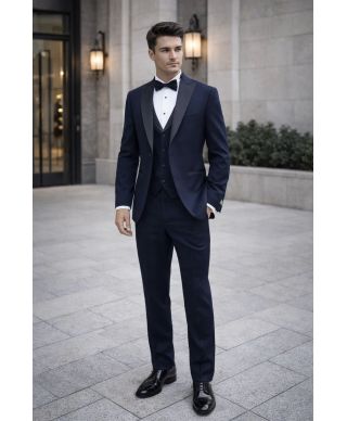 Smoking uomo blu - Modello Pascal