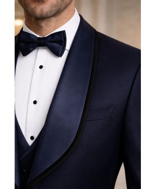 Smoking da sposo blu - Zeus - Abiti e smoking sposo economici - Gogolfun.it