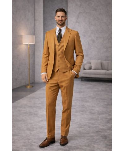 Abito uomo senape - Filadelfia - Abiti uomo particolari - Gogolfun.it