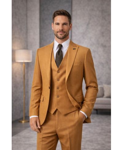 Abito uomo senape - Filadelfia - Abiti uomo particolari - Gogolfun.it