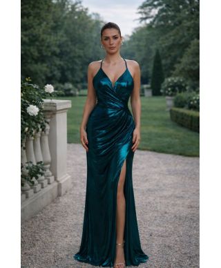 Vestito lungo elegante verde - Sunny - Vestiti eleganti - Gogolfun.it