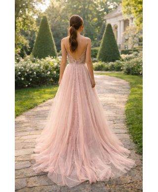 Abito da cerimonia rosa - Milos