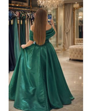 Abito da cerimonia elegante verde - Illusion - Abiti da testimone, mamma della sposa - Gogolfun.it