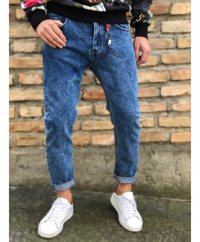 Jeans uomo cropped