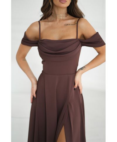 Abito da cerimonia cacao - COSTA