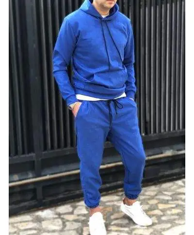 Tuta uomo, bluette -Tuta, economica In dainetto