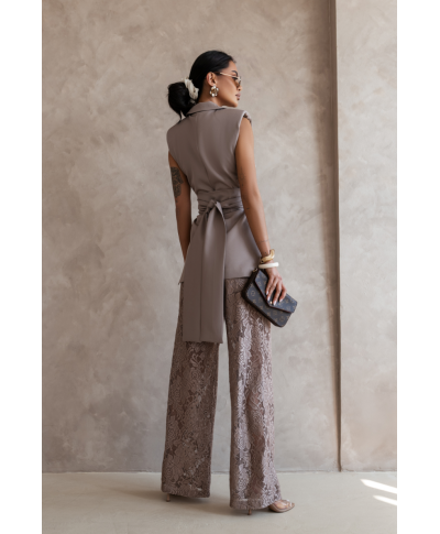 Completo elegante beige - Aura - Abbigliamento elegante donna - Gogolfun.it