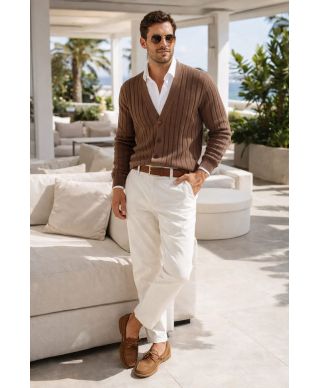 Cardigan uomo con bottoni - Jeff - Abbigliamento uomo online - Gogolfun.it