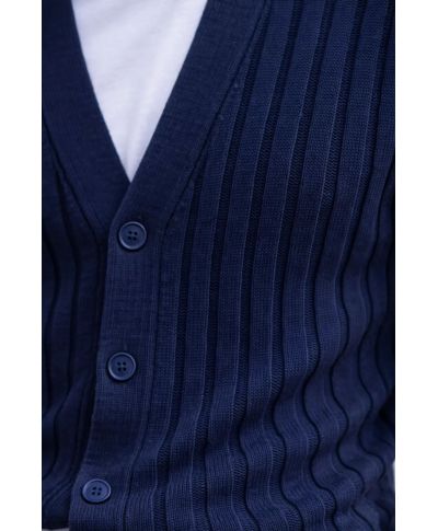 Cardigan uomo blu con bottoni - Abbigliamento uomo online - Gogolfun.it