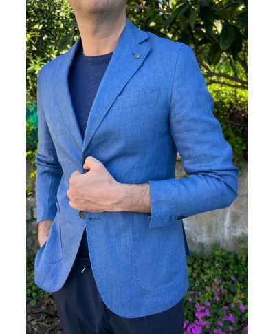 Giacca blu sportiva, Tolosa - Paul Miranda - Abbigliamento uomo online - Gogolfun.it