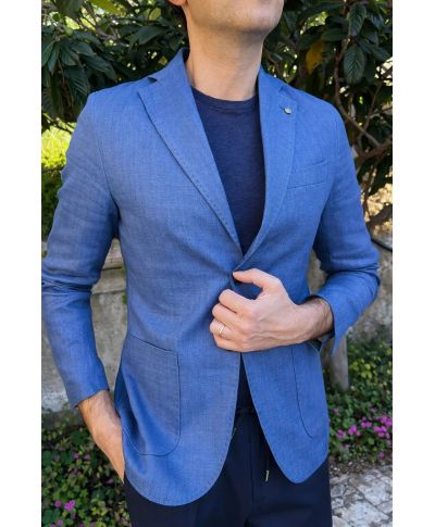 Giacca blu sportiva, Tolosa - Paul Miranda - Abbigliamento uomo online - Gogolfun.it