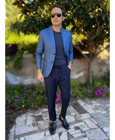 Giacca blu sportiva, Tolosa - Paul Miranda - Abbigliamento uomo online - Gogolfun.it