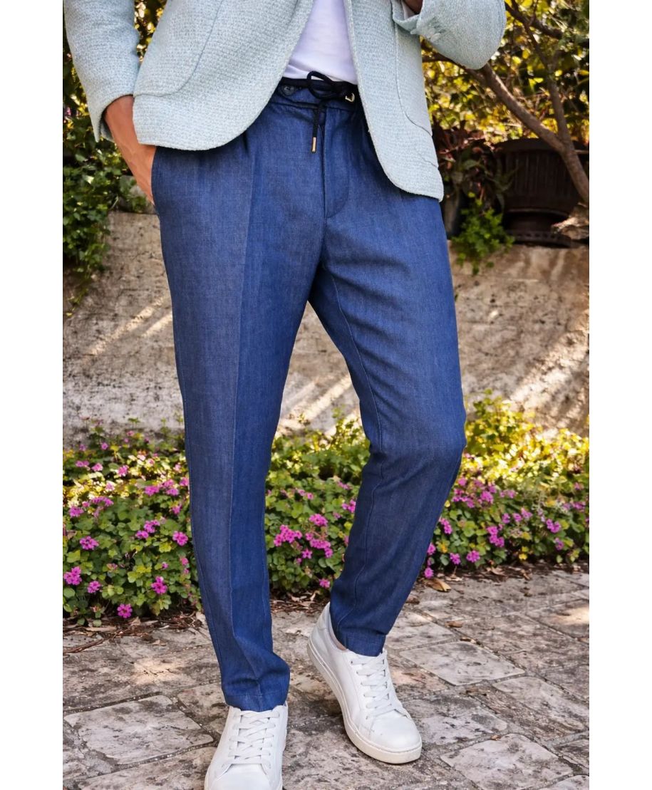 Pantaloni uomo in denim leggero - Paul Miranda - Abbigliamento uomo online - Gogolfun.it