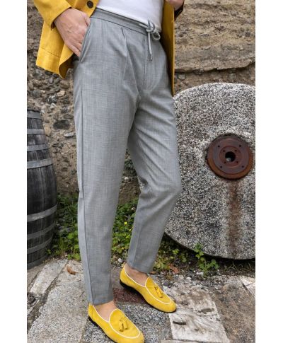 Pantalaccio grigio Paul Miranda - Pantaloni con coulisse online - Gogolfun.it