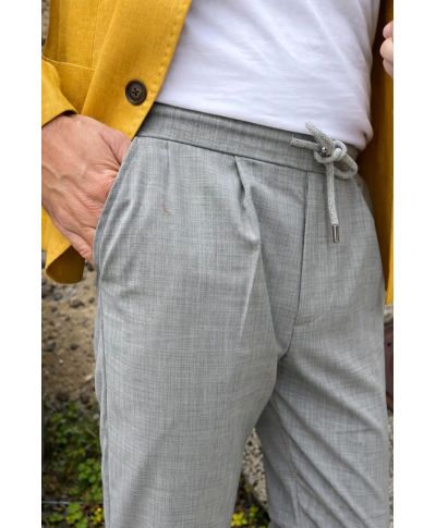 Pantalaccio grigio Paul Miranda - Pantaloni con coulisse online - Gogolfun.it