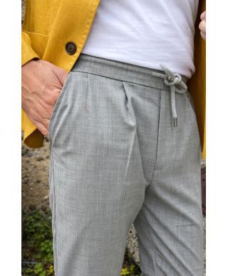 Pantalaccio grigio Paul Miranda - Pantaloni con coulisse online - Gogolfun.it