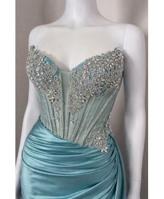 Vestito da cerimonia corpetto gioiello - Skyler - Vestiti da diciottesimo e matrimoni - Gogolfun.it