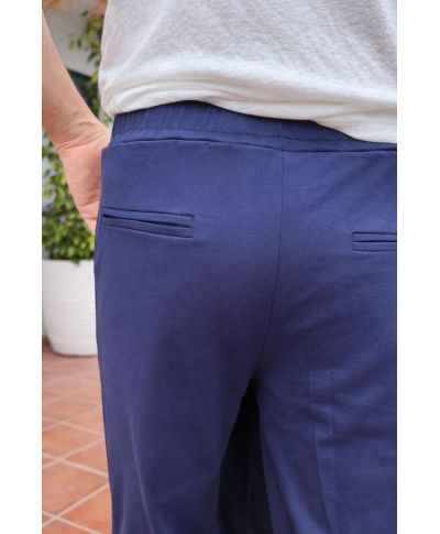 Panta tuta blu con coulisse - Paul Miranda - Pantaloni uomo comodi, estivi - Gogolfun.it