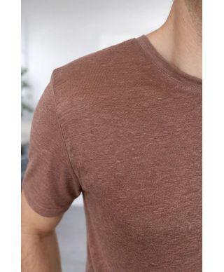 Maglietta uomo in 100% lino - Paul Miranda - Gogoglfun.it