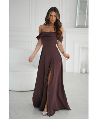 Abito da cerimonia cacao - COSTA