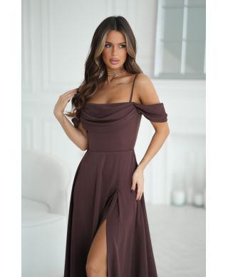 Abito da cerimonia cacao - COSTA