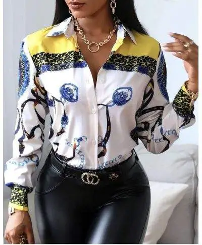 Blusa elegante - Donna - Fantasia floreale